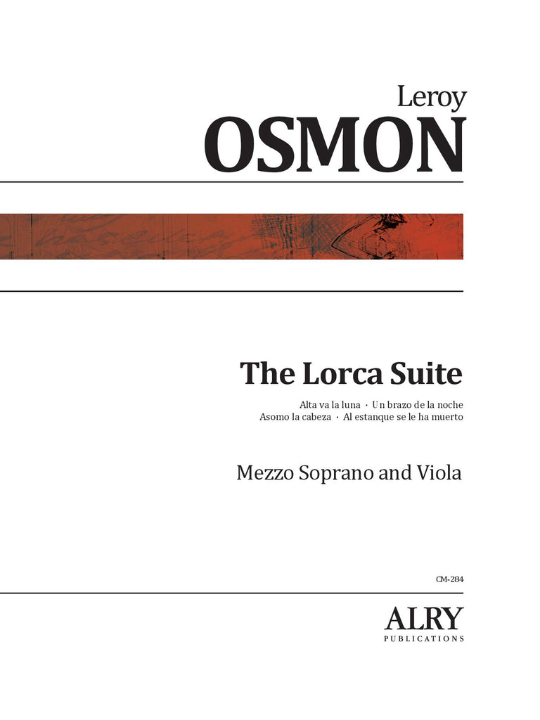 Osmon - The Lorca Suite for Mezzo-Soprano and Viola