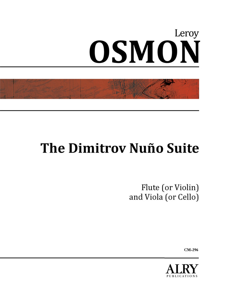 Osmon - The Dimitrov Nuño Suite for Flute and Viola - CM296