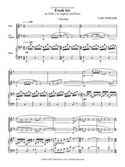 Schocker - Fresh Air for Flute, Cor Anglais, and Piano - CM301