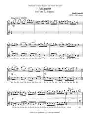 Zaninelli - Antipasto for Soprano and Flute (or Two Flutes) - CM305