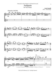 Zaninelli - Antipasto for Soprano and Flute (or Two Flutes) - CM305