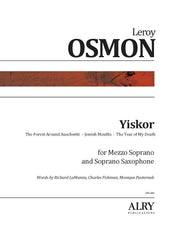 Osmon - Yiskor for Mezzo-Soprano and Soprano Saxophone - CM306