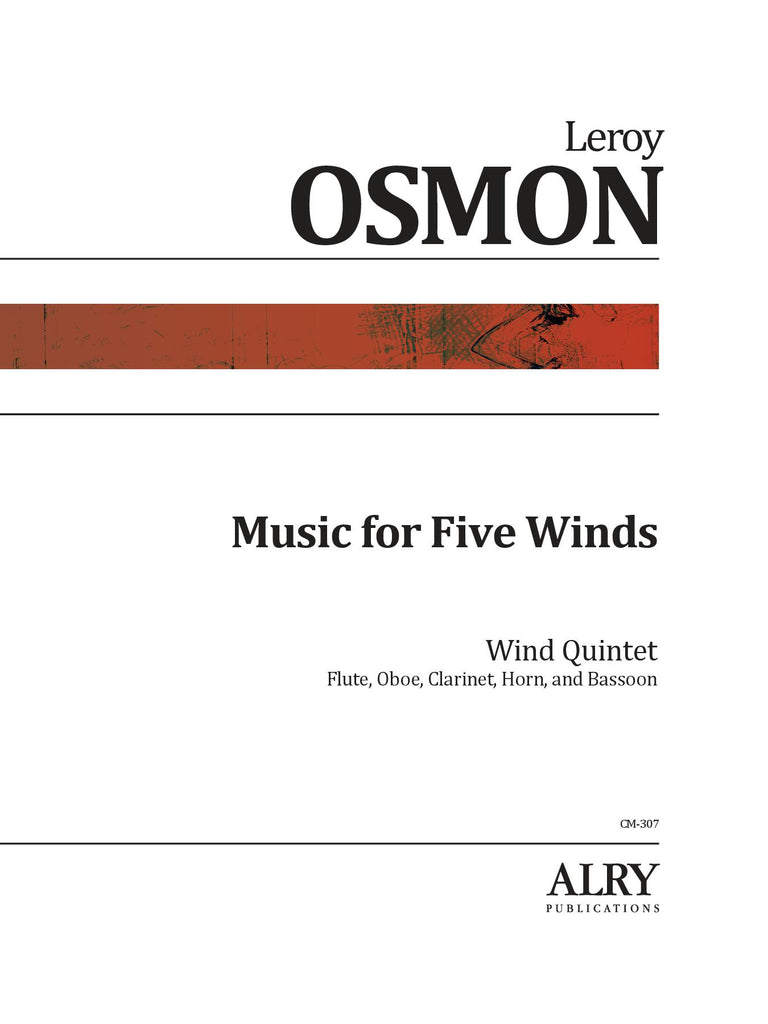 Osmon - Music for Five Winds for Wind Quintet - CM307