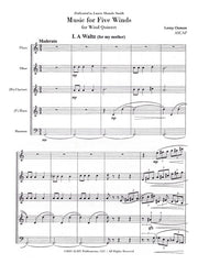 Osmon - Music for Five Winds for Wind Quintet - CM307
