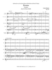 Osmon - Zeraim from the Book of Ruth for Chamber Ensemble - CM308