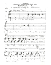 Glorieux - Effects, Op.11 for Flute, Percussion and Piano - CM4669EM
