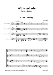 Nijs - W8 a Minute for Clarinet Quartet - CQ250807UMMP