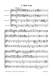 Nijs - W8 a Minute for Clarinet Quartet - CQ250807UMMP