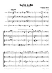 Marin Rodriguez - Cuatro Gaitas for Clarinet Quartet - CQ3519PM
