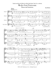 Booker - Modos Soni Ventorum for Clarinet Quartet - CQ42