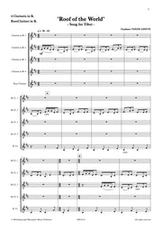 Vande Ginste - Roof of the World for Clarinet Quintet - CQ6214EM
