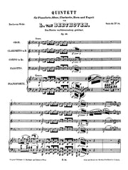 Beethoven (arr. Johnston) - Quintet, Op. 16 for Clarinet Quartet and Piano - CQP105