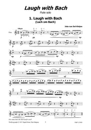 van Dal-Kleijne - Laugh with Bach for Flute Solo - F125060DMP