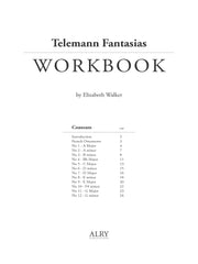 Walker - Telemann Fantasias Workbook - F48