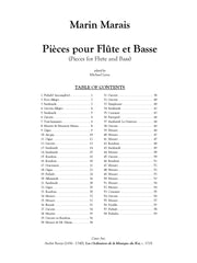 Marais (ed. Lynn) - Pieces pour Flute et Basse - F60