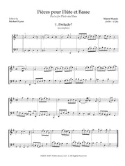 Marais (ed. Lynn) - Pieces pour Flute et Basse - F60