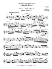 Osmon - A Lonely Flute for Flute Solo - F78
