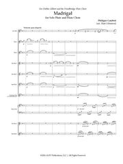 Gaubert (arr. Johnston) - Madrigal for Solo Flute and Flute Choir - FC329