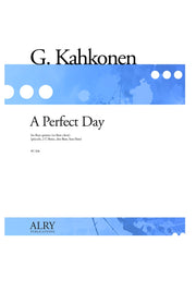 Kahkonen - A Perfect Day for Flute Quintet (or Choir) - FC556
