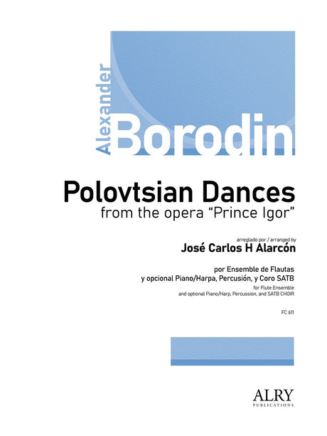 Borodin (arr. Alarcon) - Polovtsian Dances for Flute Choir - FC611