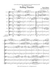 Fillmore (arr. Johnston) - Rolling Thunder for Flute Choir - FC612