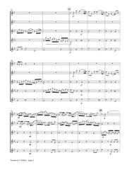 Bach (arr. Johnston) - Sonata in G Minor, BWV 1020 for Flute Quintet - FC627