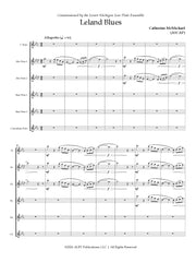McMichael - Leland Blues for Low Flute Choir - FC669