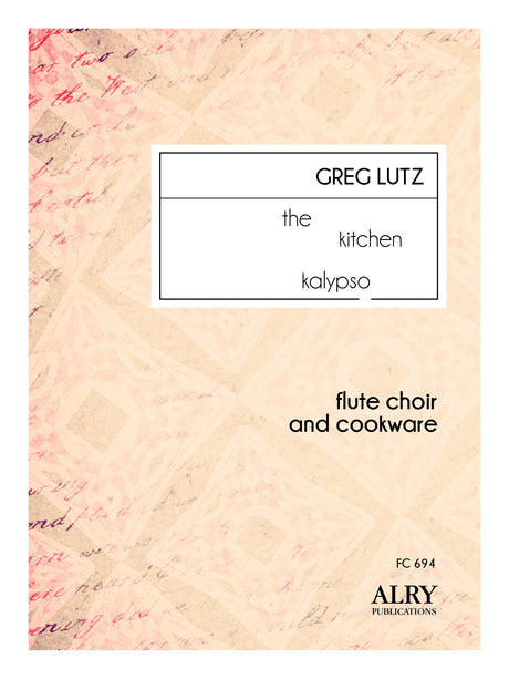 Lutz - The Kitchen Kalypso for Flute Choir and Cookware - FC694
