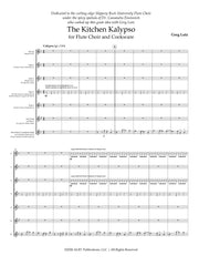 Lutz - The Kitchen Kalypso for Flute Choir and Cookware - FC694