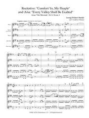 Handel (arr. Hinze) - Recitative and Aria from The Messiah for Flute Quintet - FC698