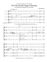 Kahkonen - For One On the Verge of Soaring for Low Flute Choir - FC901