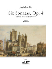 Loeillet (ed. Brabants) - Six Sonatas, Op. 4 for Two Flutes or Two Violins - FD48