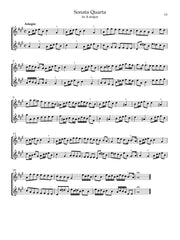 Loeillet (ed. Brabants) - Six Sonatas, Op. 4 for Two Flutes or Two Violins - FD48