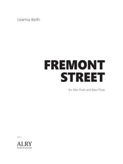 Keith - Fremont Street for Alto Flute and Bass Flute - FD51