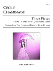 Chaminade (arr. Joras) - Three Pieces for Two Flutes and Piano - FDP16