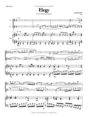 Folio - Elegy for Two Flutes and Piano - FDP34