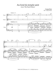 Bizet (arr. Kane) - Au fond du temple saint from The Pearl Fishers for Two Flutes and Piano - FDP36