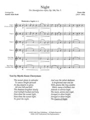 Abt (arr. Scott) - Night for Flute Choir - FE-A1