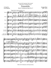 Bizet (arr. Monroe) - Farandole from L'Arlesienne Suite No. 2 for Flute Choir - FE-B5