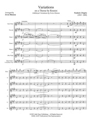 Chopin (arr. Monroe) - Variations on a Theme by Rossini for Solo Flute and Flute Choir - FE-C1
