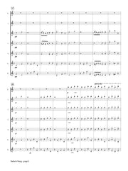 Grieg (arr. Kile) - Sailor's Song (Op. 68, No. 1) for Flute Choir - FE-G3