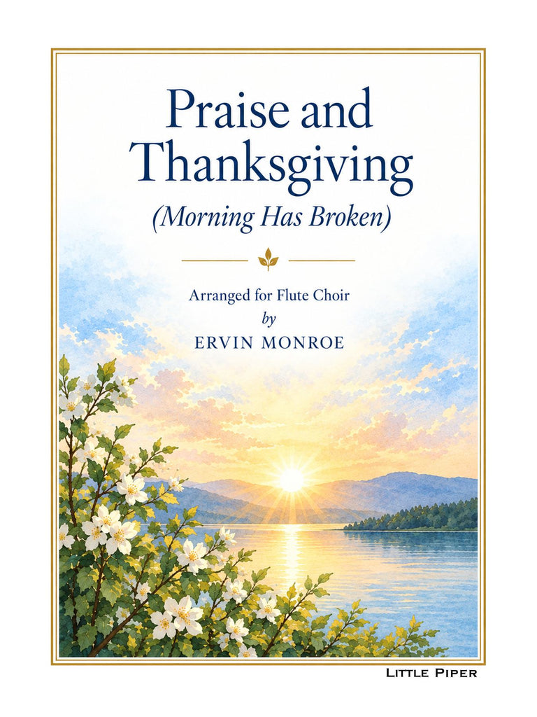 Monroe - Praise and Thanksgiving (Morning Has Broken) for Flute Choir - FE-G5