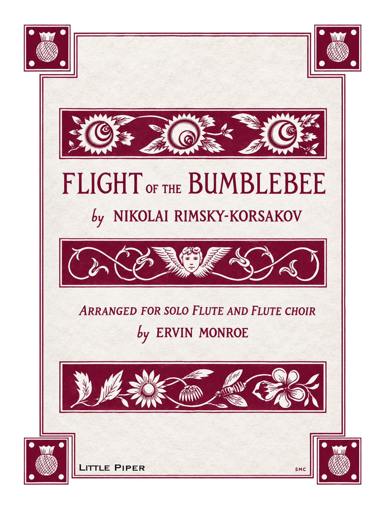 Rimsky-Korsakov (arr. Monroe) - Flight of the Bumblebee for Solo Flute and Flute Choir - FE-R1