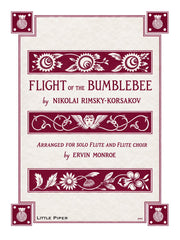 Rimsky-Korsakov (arr. Monroe) - Flight of the Bumblebee for Solo Flute and Flute Choir - FE-R1