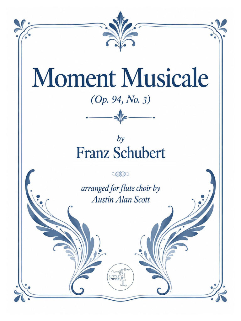 Schubert (arr. Scott) - Moment Musicale for Flute Choir - FE-S4