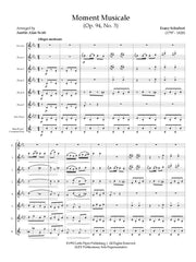Schubert (arr. Scott) - Moment Musicale for Flute Choir - FE-S4