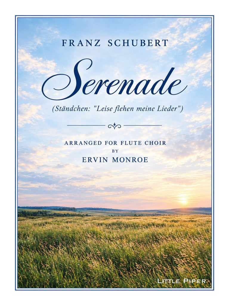 Schubert (arr. Monroe) - Serenade for Flute Choir - FE-S5
