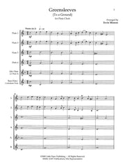 Monroe - Greensleeves for Flute Choir - FE-T8