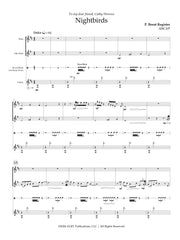 Register - Nightbirds for Flute, Alto Flute, Percussion, and Guitar - FG50