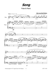 van Dal-Kleijne - Song for Flute and Piano - FP115089DMP